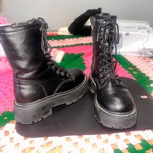 Black Combat Boots